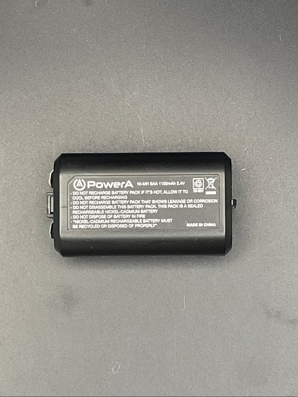 PowerA Black Rechargeable Ni-MH Battery Pack 1100mAh
